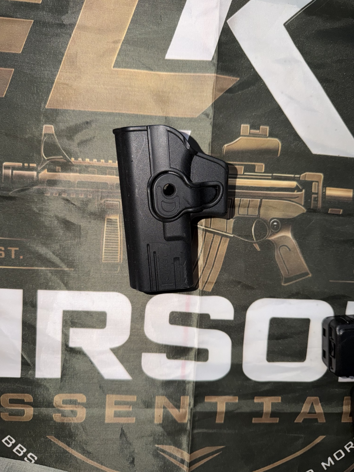 Holster para Glock 17 y 19 · Negro · Usado
